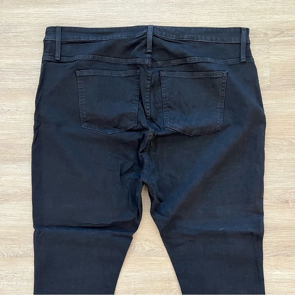 J. Crew Curvy Toothpick Jeans Stretch Ankle Length High Rise Black Size 37 - Picture 8 of 11